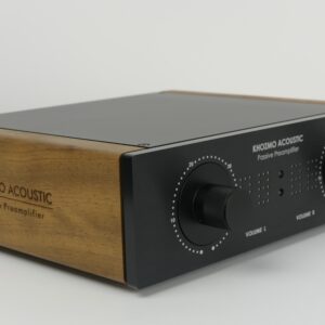 Khozmo Acoustics Dual Mono XLR Pre Amp - Zwarte Elegantie en Helder Geluid