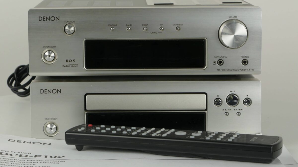 Denon DRA F102 Receiver, Denon DCD F102 CD Player - Taste