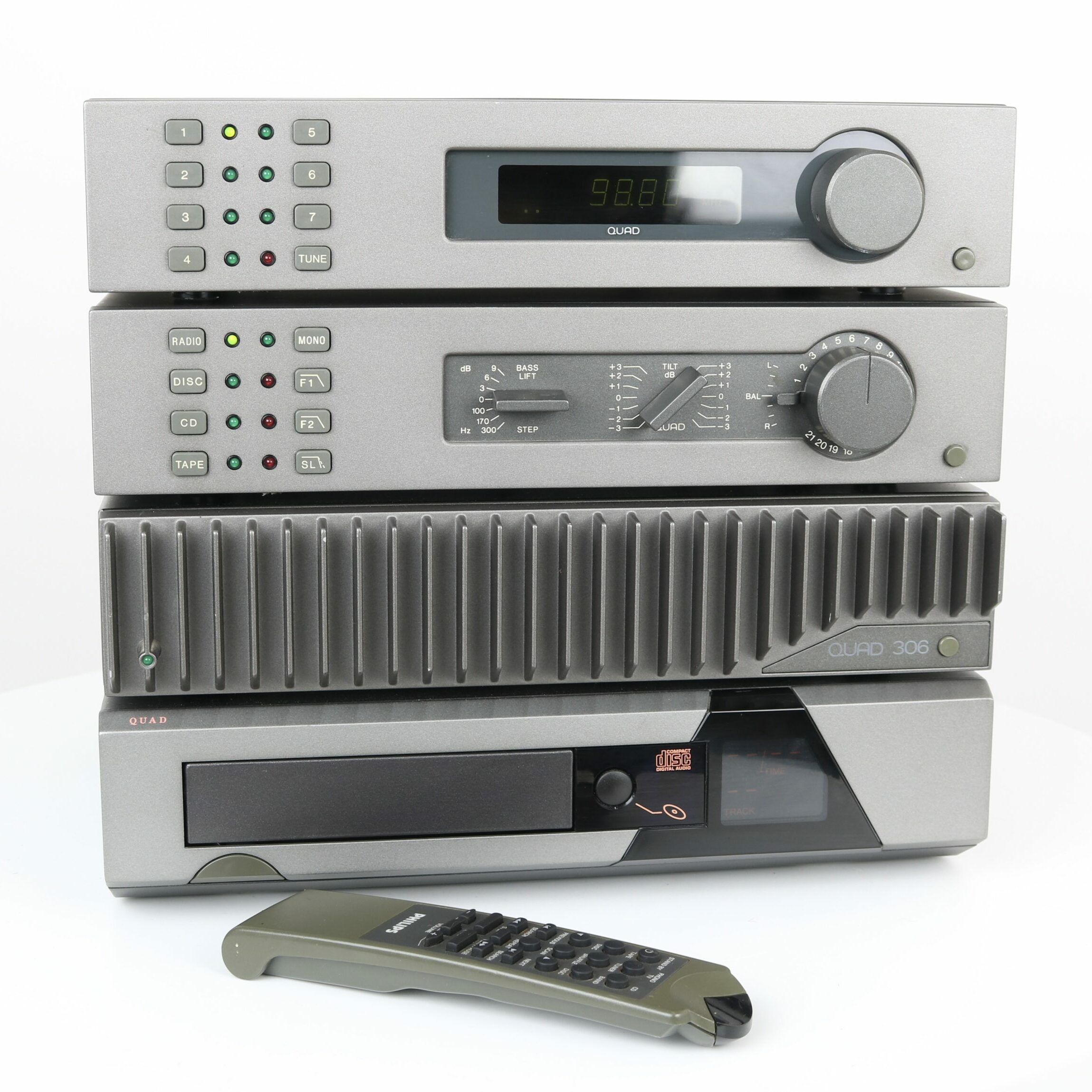 Quad Hi-Fi Set (FM4, Quad 34, Quad 306, Quad 66CD) - Taste For Audio