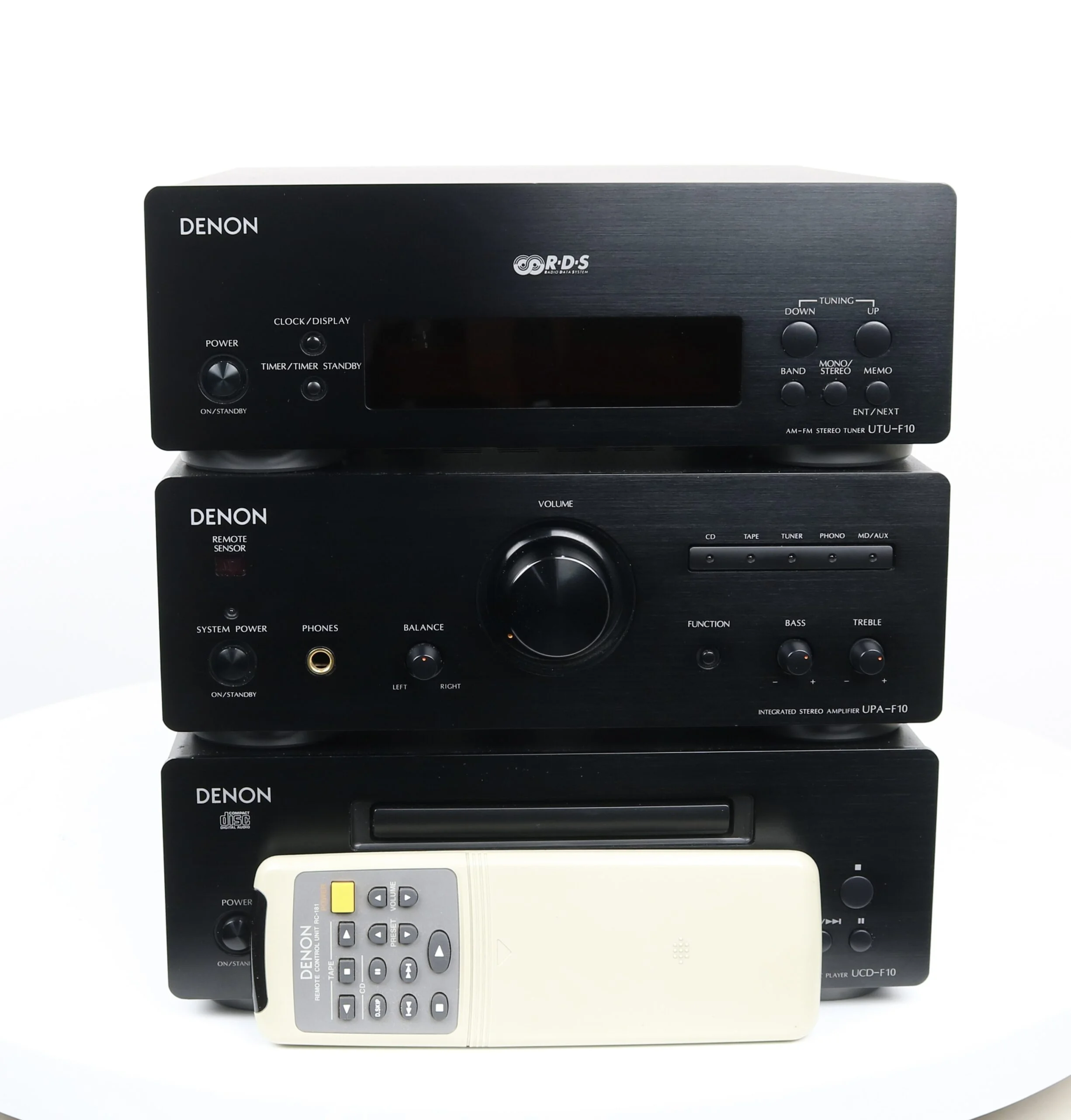 DENON オーディオ（UPA ・UTU・UCD・UDR）-F10　4台セット Denon UFA-F10 Hi-Fi Set - Taste For Audio