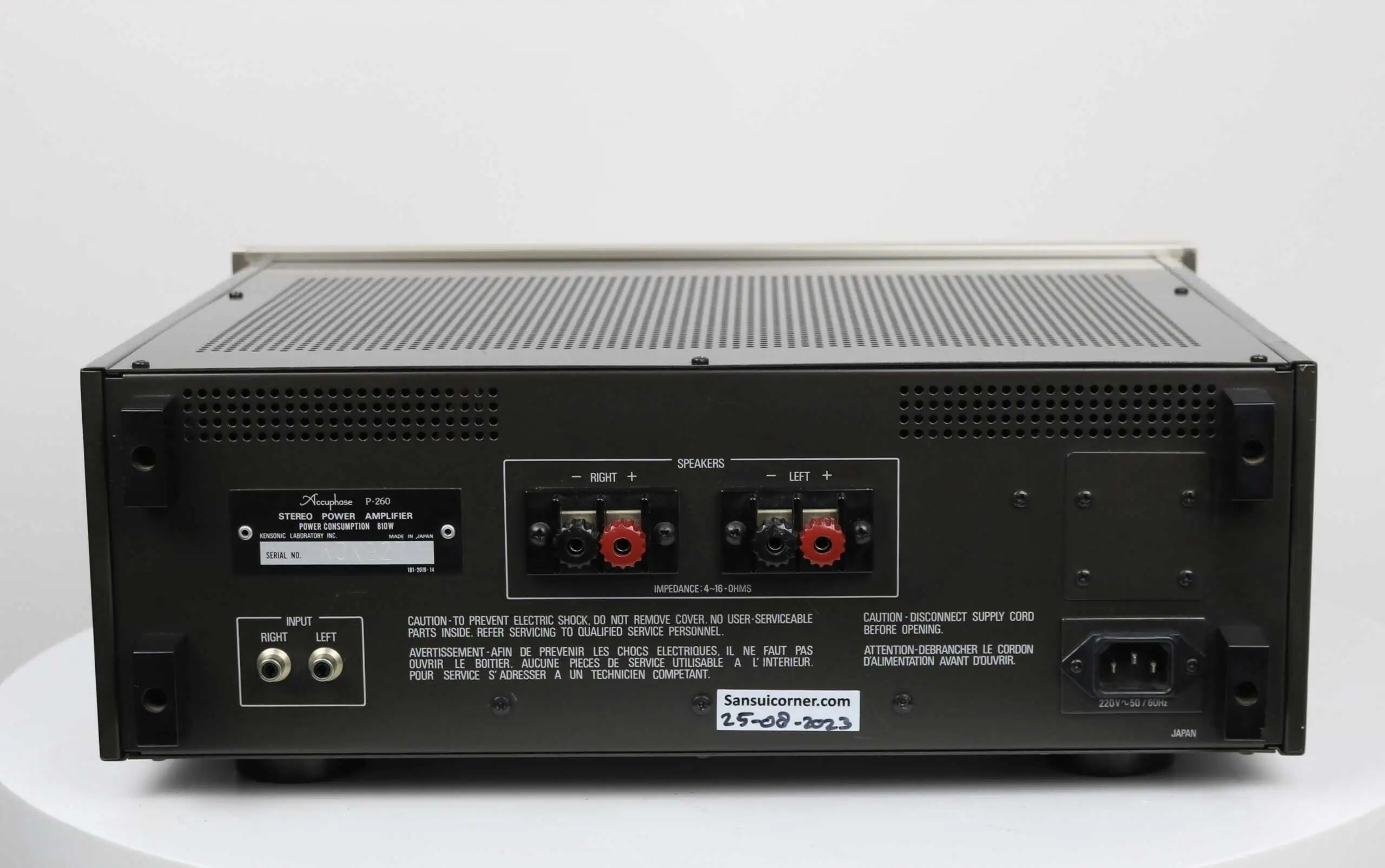 Accuphase P-260 Refurbished - Taste For Audio
