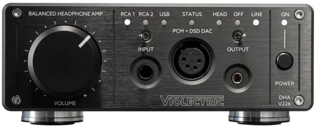 Violectric DHA V226 hoofdtelefoonversterker, DAC en voorversterker in uitstekende staat.