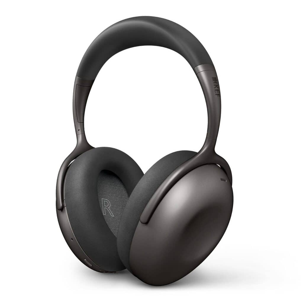 KEF Mu7 hoofdtelefoon in titanium grey