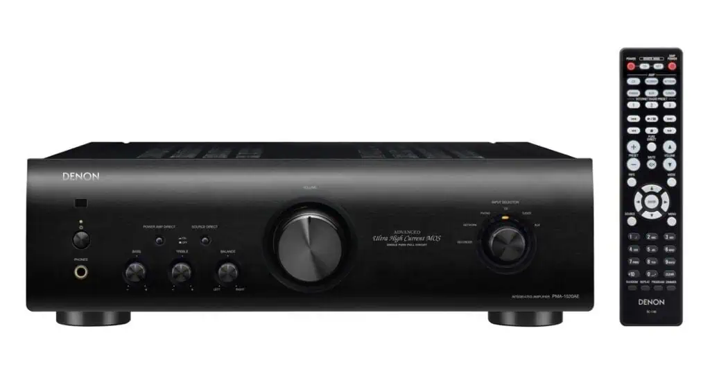 Vooraanzicht van de Denon PMA-1520AE