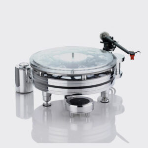 Acoustic Solid Solid Brake met glazen top, bovenaanzicht
