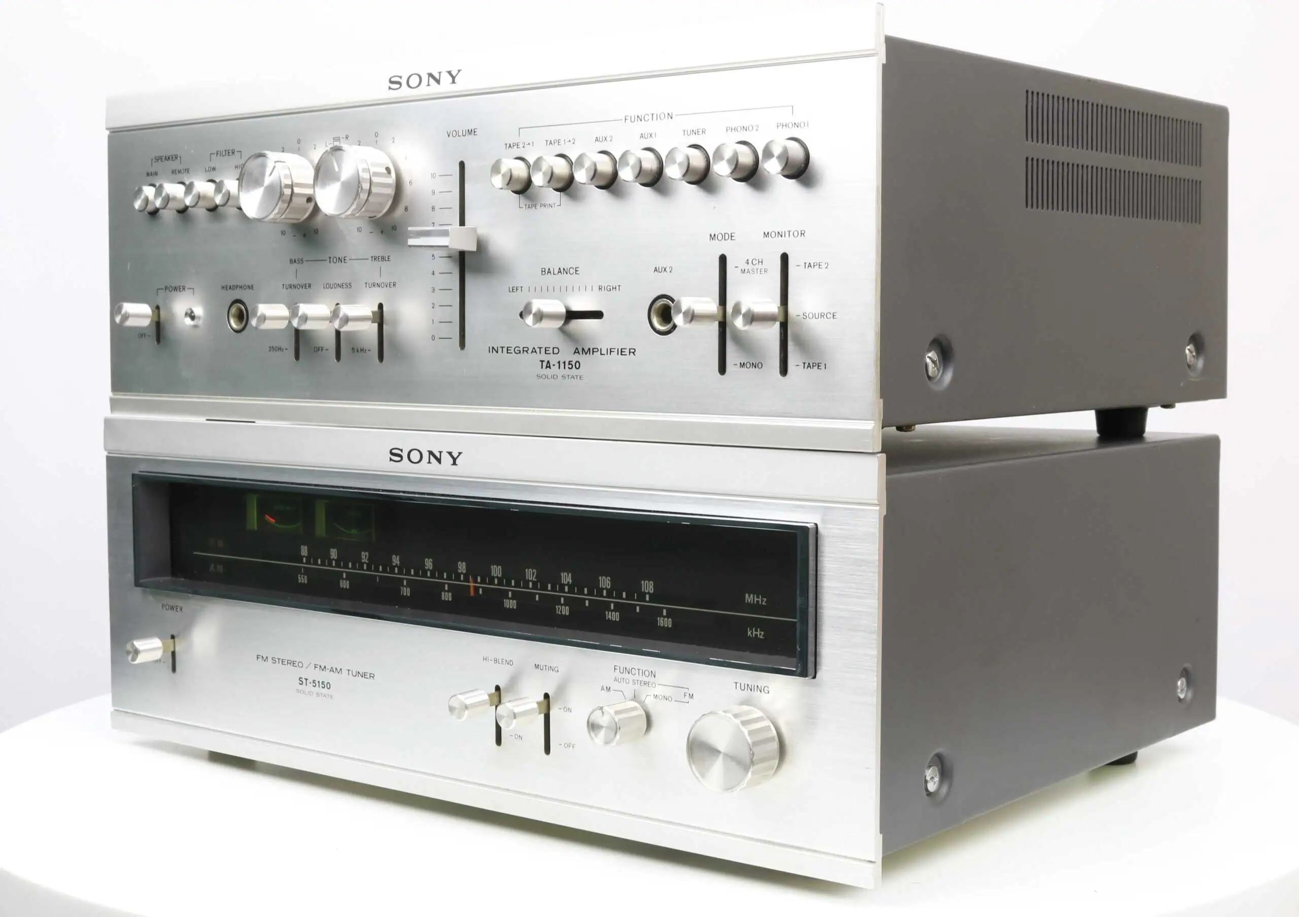Sony TA-1150 Amplifier + Sony ST-5150 Tuner - Taste For Audio