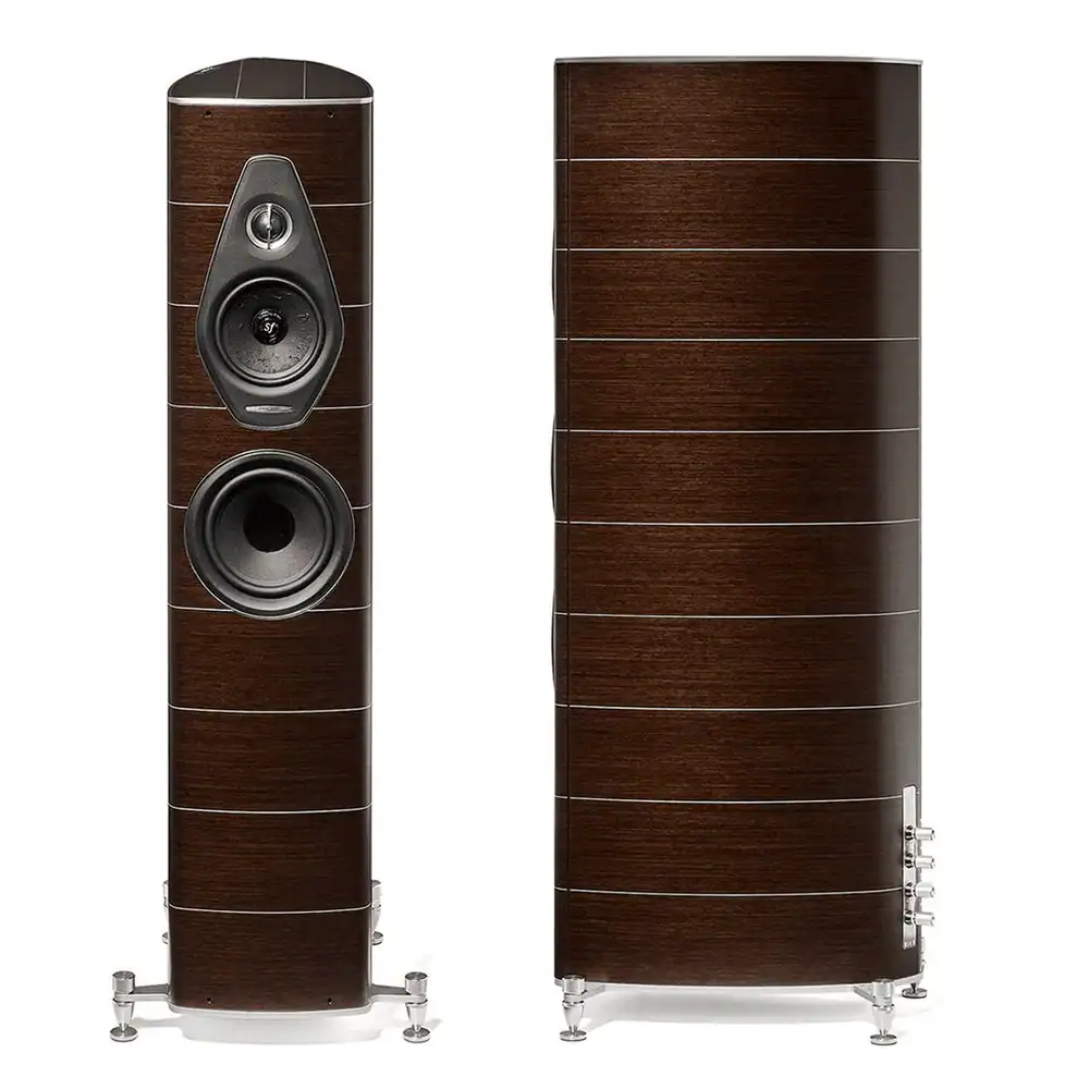 Sonus faber Olympica Nova II vooraanzicht (Wenge/Walnut/Piano Black)