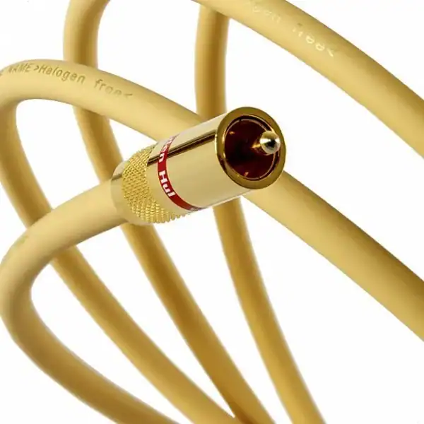 Van den Hul The Name RCA-kabel opgerold