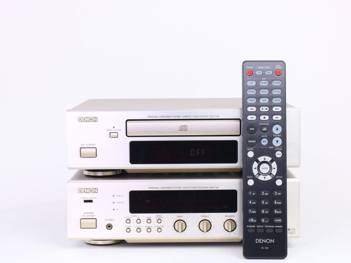 DENON D-F100シリーズ4台セット売り DenonDCD‑F100 + DRF-F100 - Taste For Audio