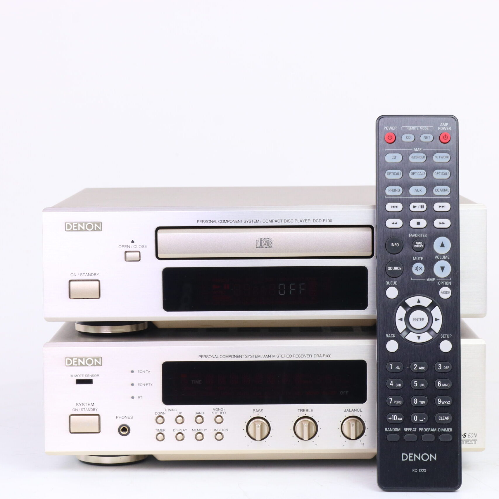 ラジオ・コンポ DENON DCD-F100 DRA-F100 DenonDCD‑F100 + DRF-F100 - Taste For Audio