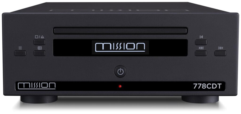 Mission 778CDT cd-transport zwart vooraanzicht